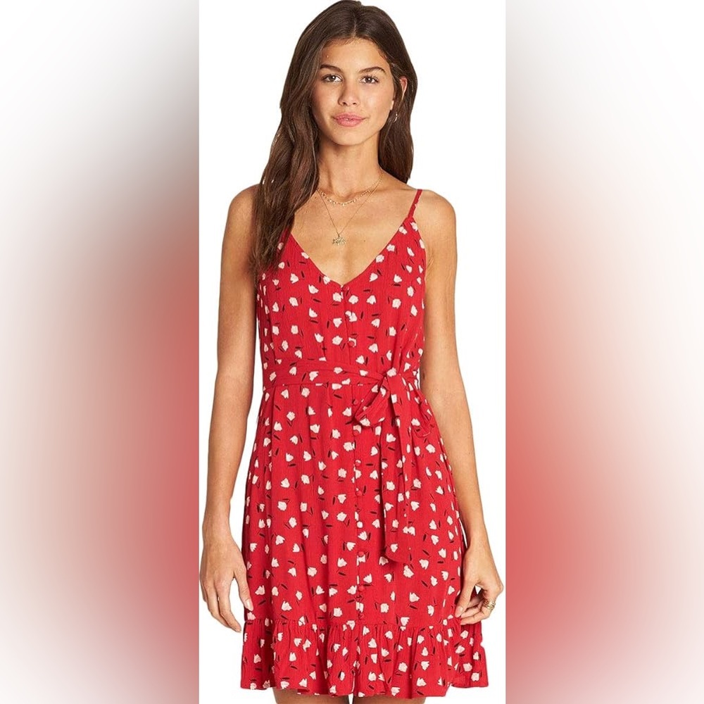 Billabong Air Dancer Tie Floral Dress